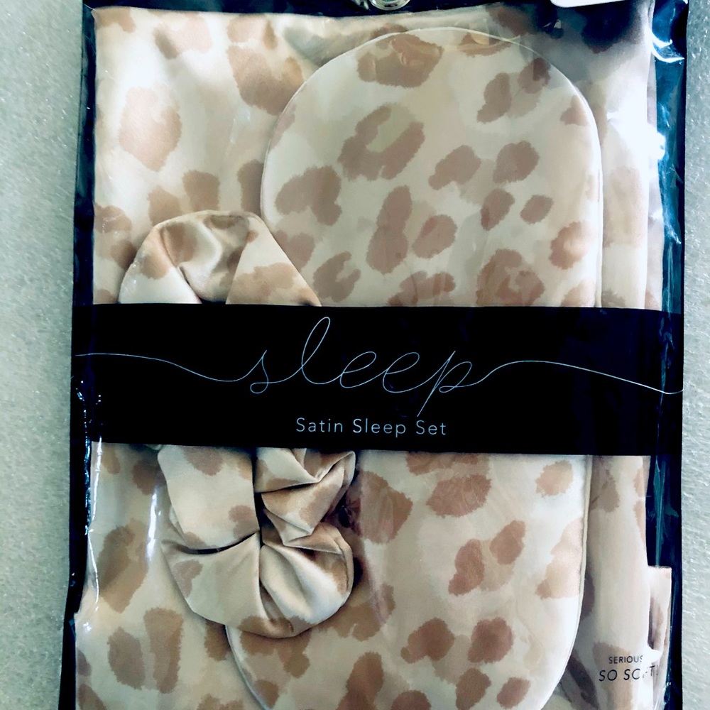 3 piece Satin Sleep Set